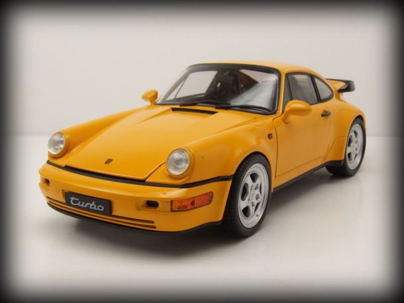 Laad de afbeelding in de Gallery-viewer, Porsche 964 Turbo 1989 WELLY 1:18
