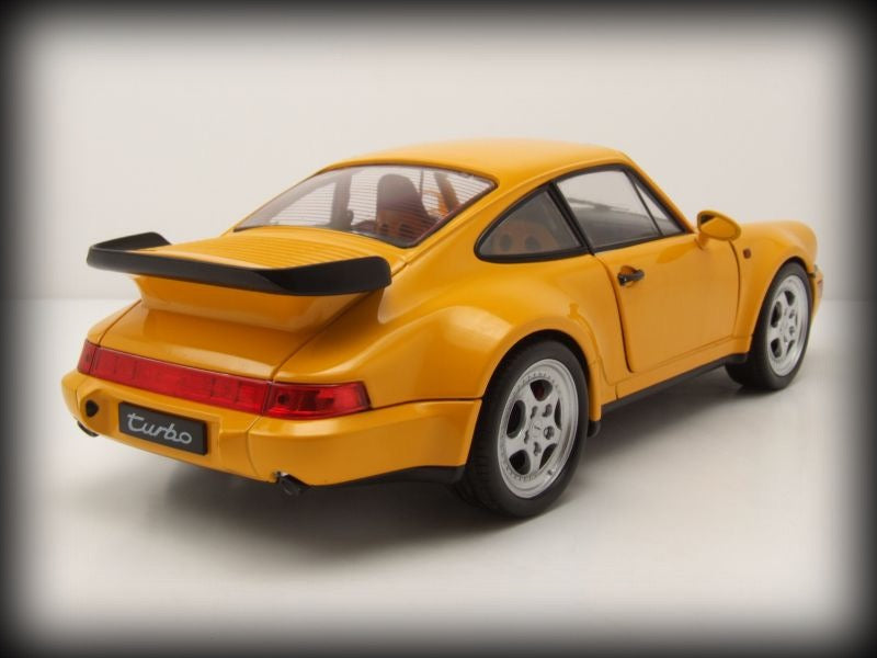 Laad de afbeelding in de Gallery-viewer, Porsche 964 Turbo 1989 WELLY 1:18
