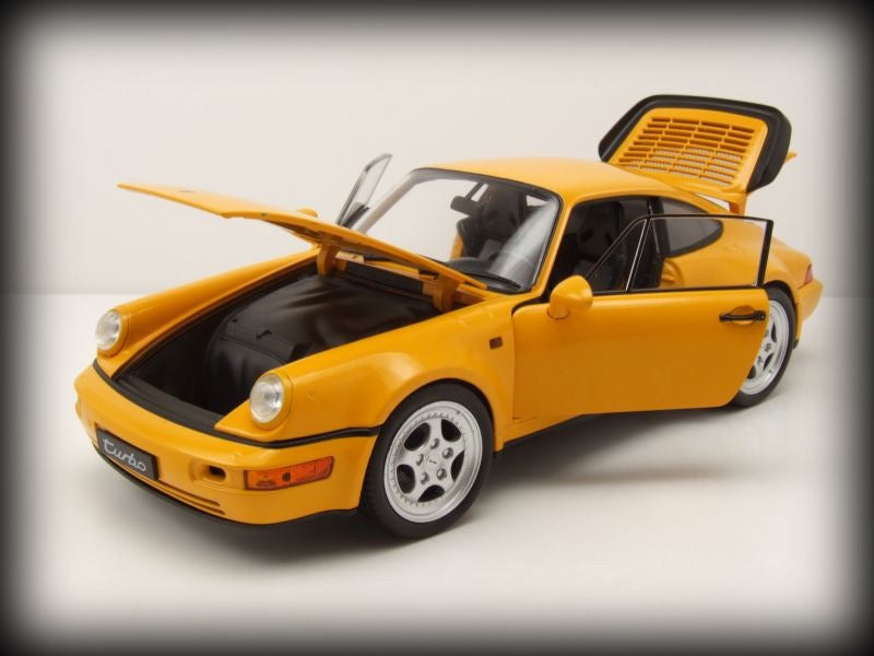 Laad de afbeelding in de Gallery-viewer, Porsche 964 Turbo 1989 WELLY 1:18
