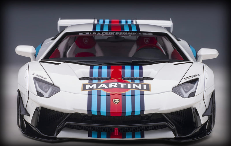 Chargez l&#39;image dans la visionneuse de la galerie, &lt;tc&gt;Lamborghini LIBERTY WALK LB-WORKS AVENTADOR (édition Martini) AUTOart 1:18&lt;/tc&gt;
