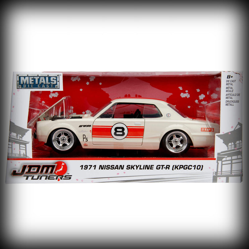 Laad de afbeelding in de Gallery-viewer, Nissan Skyline GT-R 1971 JADA 1:24
