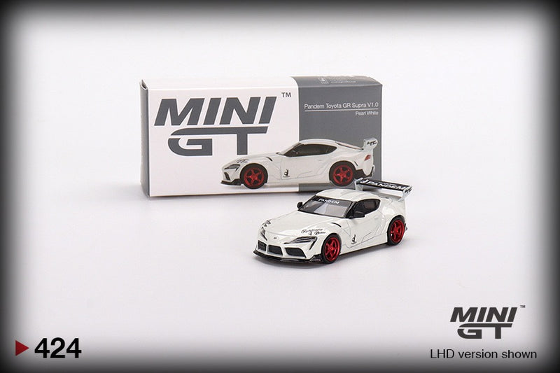 Load image into Gallery viewer, Toyota GR SUPRA V1.0 PANDEM MINI GT 1:64
