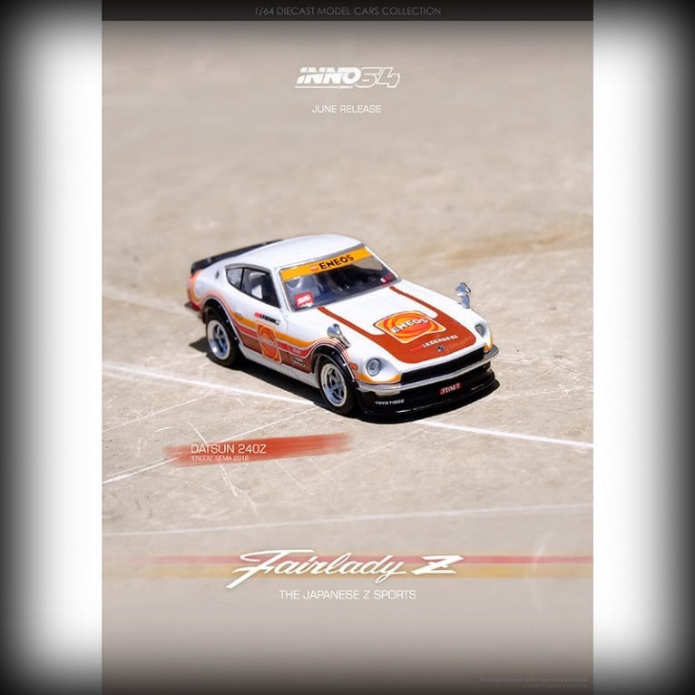 Chargez l&#39;image dans la visionneuse de la galerie, Datsun 240Z ENEOS SEMA SHOW 2018 INNO64 Models 1:64

