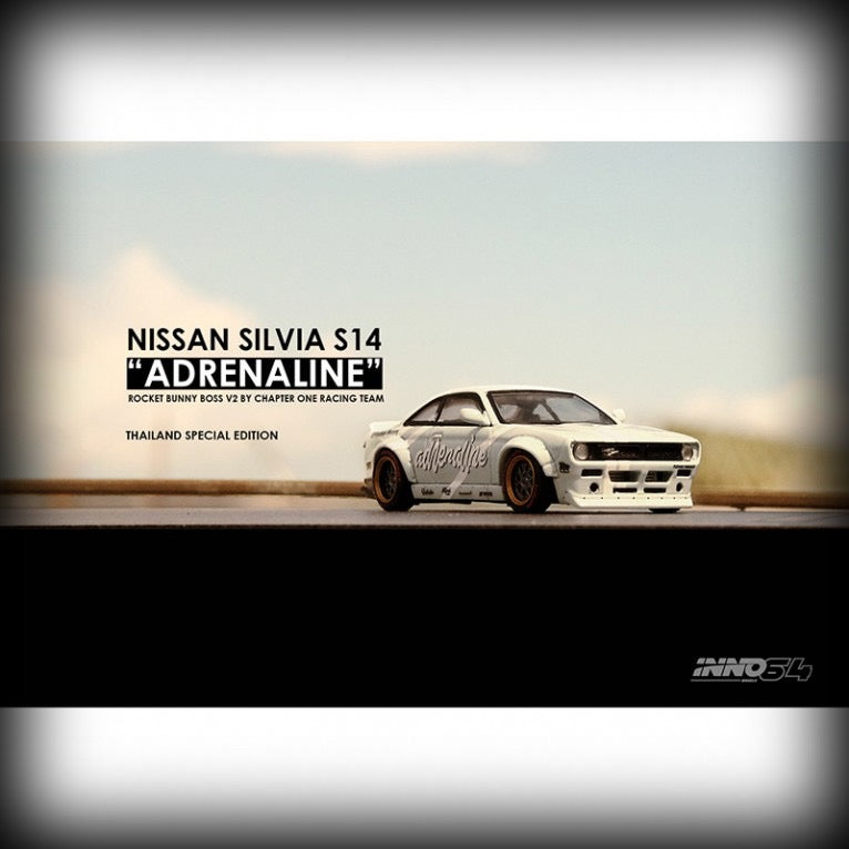 Load image into Gallery viewer, Nissan SILVA S14 ROCKET BUNNY BOSS INNO64 Models 1:64
