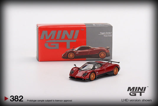 Pagani ZONDA F ROSSO DUBAI MINI GT 1:64