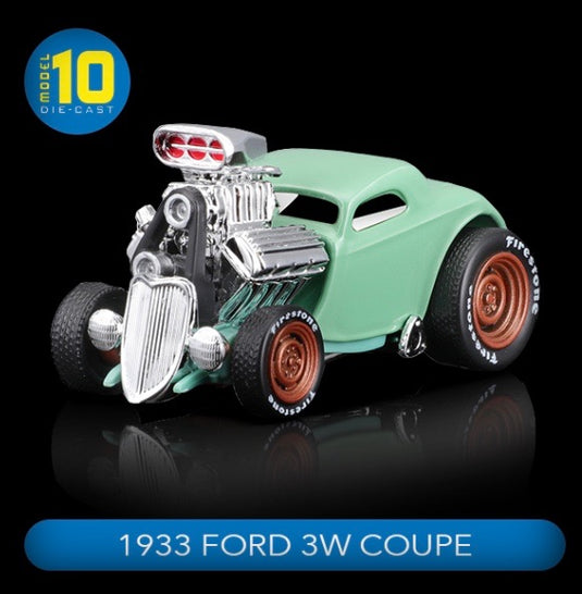 Ford 3W COUPE 1933 Nr.10 MAISTO 1:64 (6834905972841)