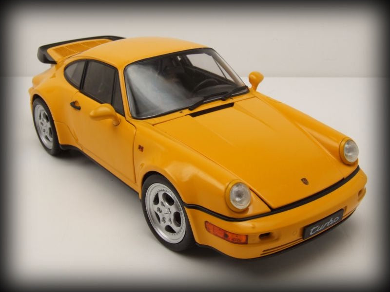 Laad de afbeelding in de Gallery-viewer, Porsche 964 Turbo 1989 WELLY 1:18
