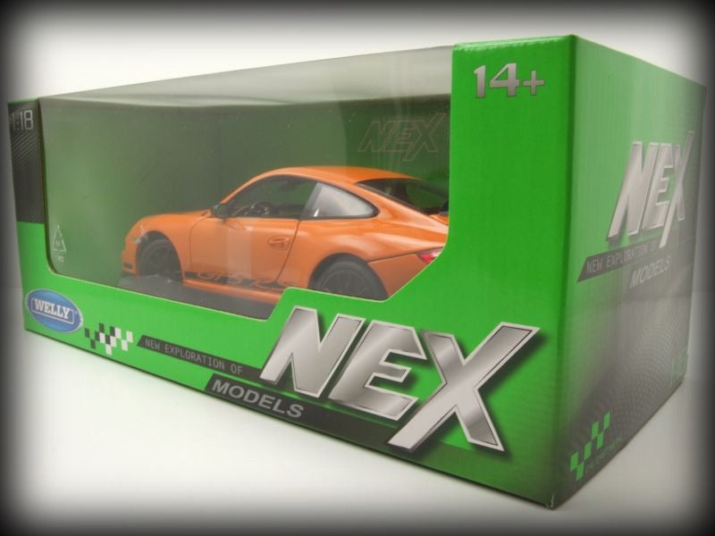 Chargez l&#39;image dans la visionneuse de la galerie, Porsche GT3RS 2007 WELLY 1:18
