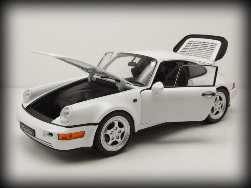 Laad de afbeelding in de Gallery-viewer, Porsche 964 Turbo 1989 WELLY 1:18

