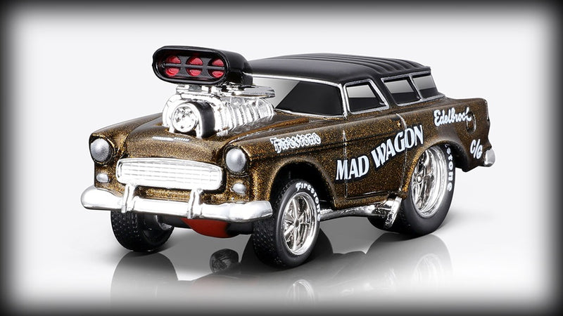 Laad de afbeelding in de Gallery-viewer, Chevrolet NOMAD GASSER 1955 Nr.15 MAISTO 1:64 (6835450708073)
