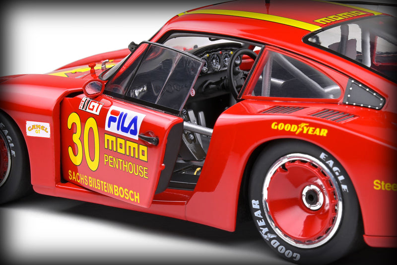 Chargez l&#39;image dans la visionneuse de la galerie, &lt;tc&gt;Porsche 935 Moby Dick 24H Le Mans 1982 SOLIDO 1:18&lt;/tc&gt;
