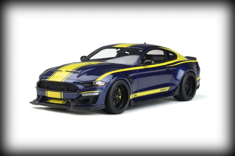 Laad de afbeelding in de Gallery-viewer, &lt;tc&gt;Ford MUSTANG SHELBY SUPER SNAKE BLUE HORNET 2021 GT SPIRIT 1:18&lt;/tc&gt;
