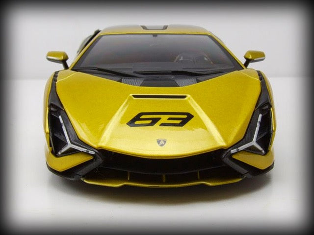 Laad de afbeelding in de Gallery-viewer, Lamborghini SIAN FKP 37 2020 BBURAGO 1:18 (6801366024297)
