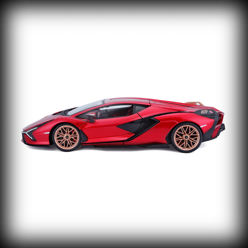 Laad de afbeelding in de Gallery-viewer, Lamborghini SIAN FKP 37 2019 BBURAGO 1:18 (6801384505449)
