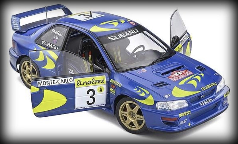Chargez l&#39;image dans la visionneuse de la galerie, &lt;transcy&gt;Subaru IMPREZA 22B Nr.3 RALLY MONTE CARLO 1998 SOLIDO 1:18&lt;/transcy&gt;
