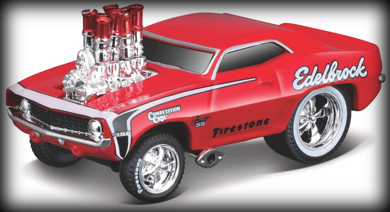 Load image into Gallery viewer, Chevrolet C60 FLATBED 1966 + Chevrolet Camaro SS 1969 Nr.02 MAISTO 1:64 (6836503150697)
