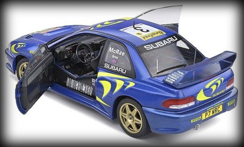 Chargez l&#39;image dans la visionneuse de la galerie, &lt;transcy&gt;Subaru IMPREZA 22B Nr.3 RALLY MONTE CARLO 1998 SOLIDO 1:18&lt;/transcy&gt;
