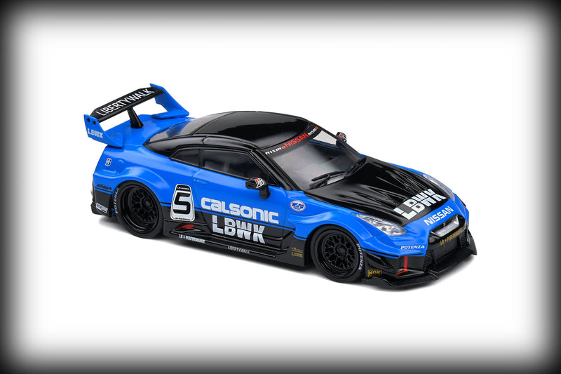 Load image into Gallery viewer, Nissan GT-R (R35) LB Silhouette Calsonic SOLIDO 1:43
