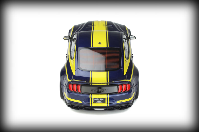 Laad de afbeelding in de Gallery-viewer, &lt;tc&gt;Ford MUSTANG SHELBY SUPER SNAKE BLUE HORNET 2021 GT SPIRIT 1:18&lt;/tc&gt;
