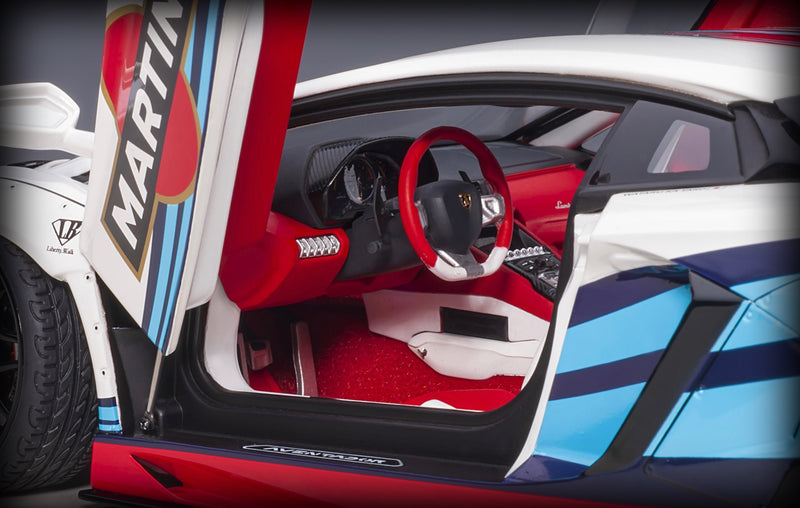 Chargez l&#39;image dans la visionneuse de la galerie, &lt;tc&gt;Lamborghini LIBERTY WALK LB-WORKS AVENTADOR (édition Martini) AUTOart 1:18&lt;/tc&gt;
