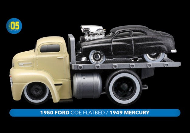 Ford COE FLATBED 1950 + Mercury 1949 Nr.05 MAISTO 1:64 (6836536475753)