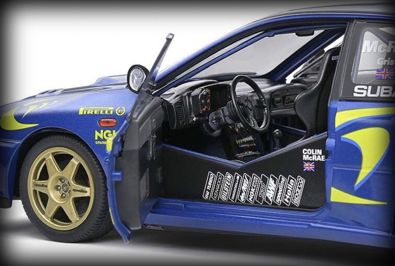 Chargez l&#39;image dans la visionneuse de la galerie, &lt;transcy&gt;Subaru IMPREZA 22B Nr.3 RALLY MONTE CARLO 1998 SOLIDO 1:18&lt;/transcy&gt;
